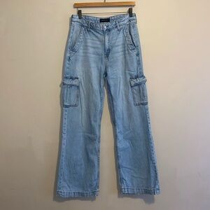 Aeropostale High Rise Wide Leg Jeans NWOT Size 8